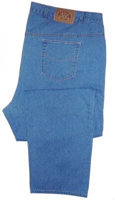 jeans kalhoty nadměrné modré letní 201/40
